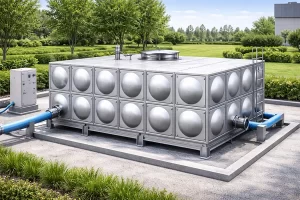 地面式不锈钢水箱,安装维护方便,广泛用于工业及民用储水系统