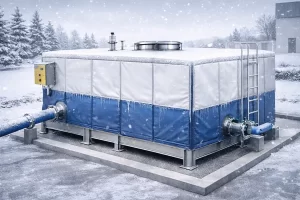 户外防冻不锈钢水箱,具备保温结构,适合寒冷地区长期室外使用